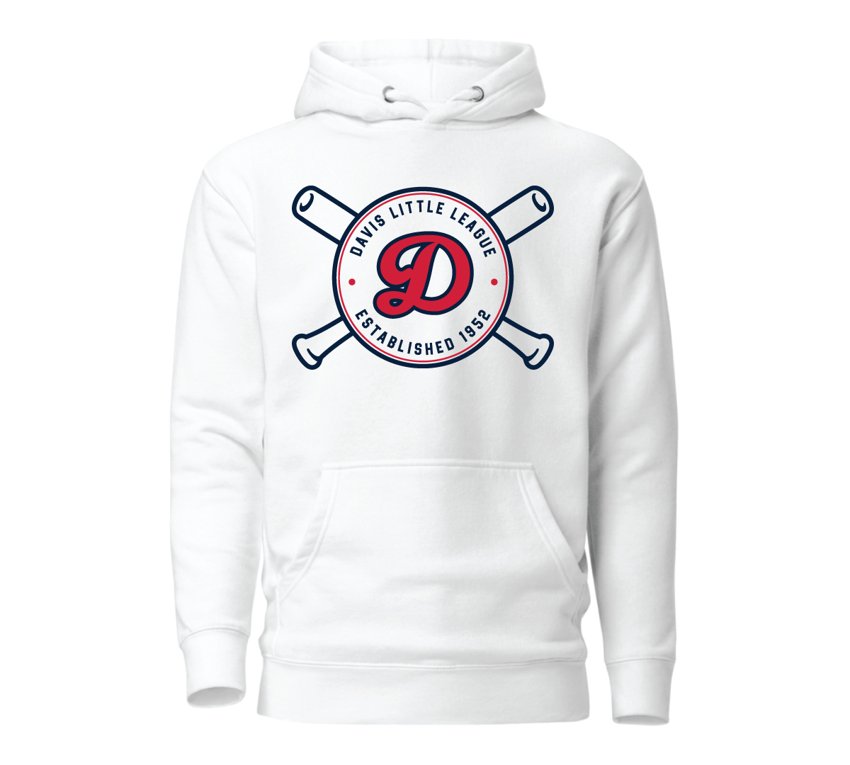 Crossed Bats Hoodie - Adult Sizes