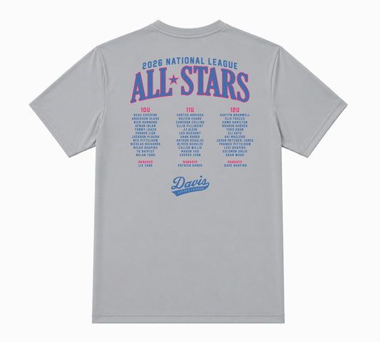 National League Adult Tech Tee