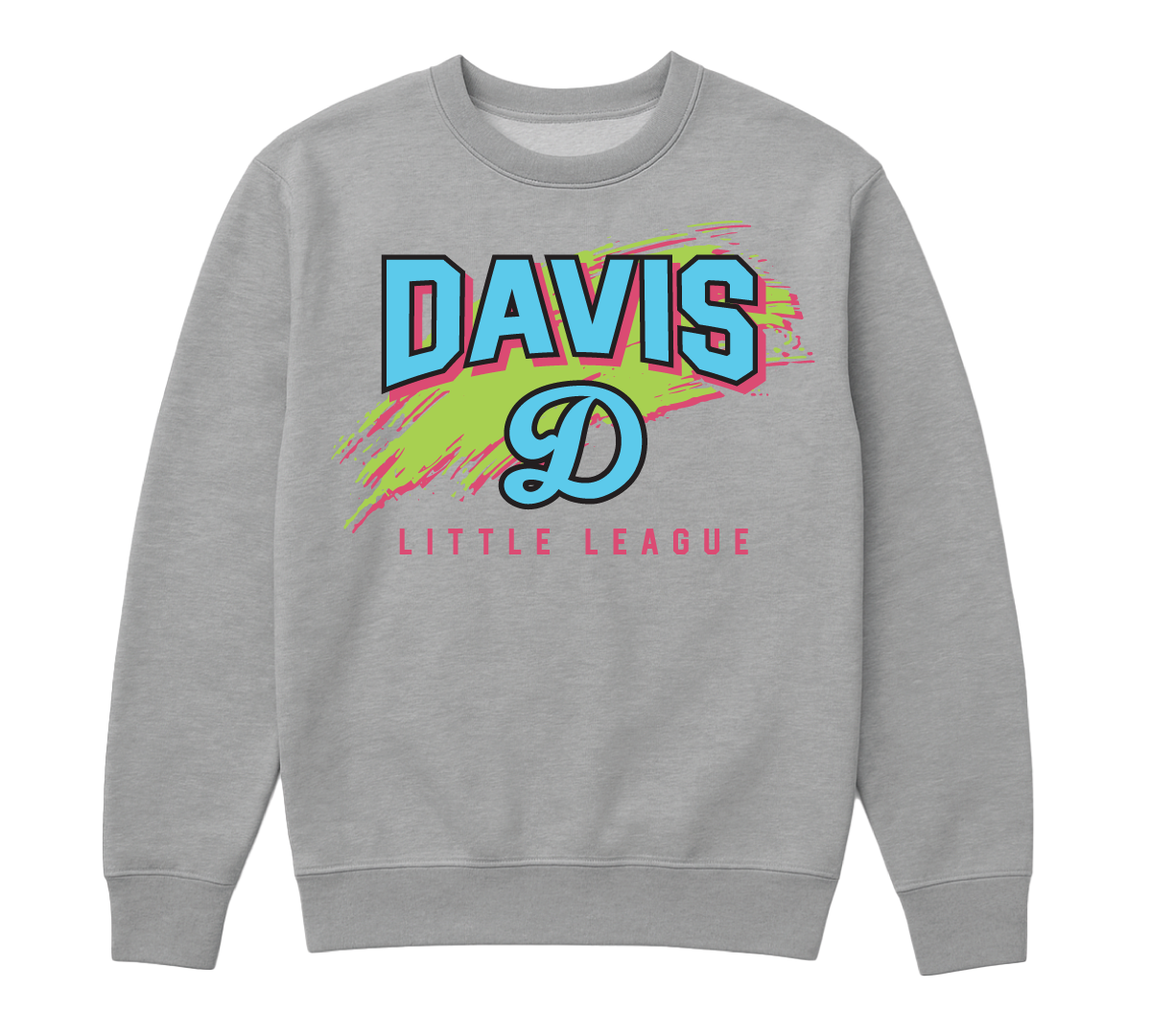 Splatter Color Pop Crew Neck - Youth Sizes