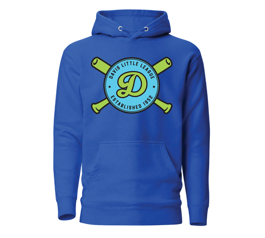 Crossed Bats Color Pop Hoodie - Youth Sizes