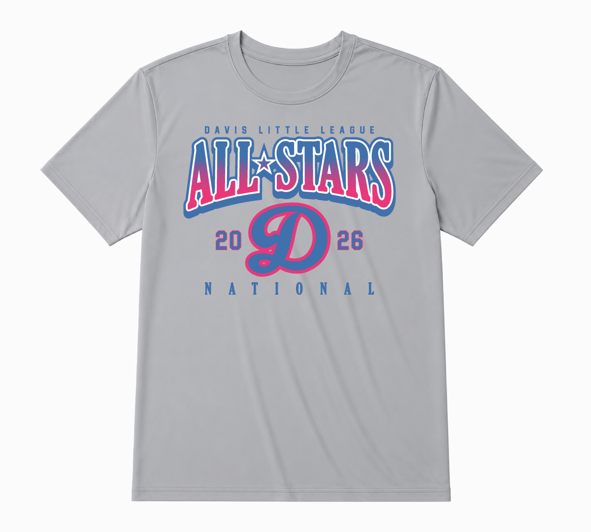 National League Adult Tech Tee