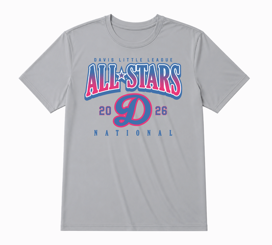 National League Adult Tech Tee