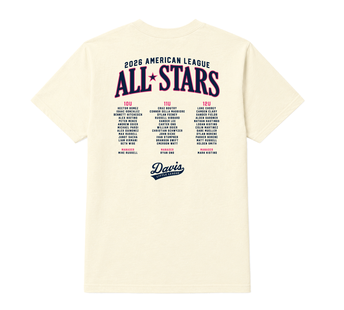 American League Adult Lifestyle Tee